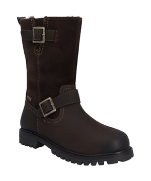 Joining our Country Range, the Ness Mid Boot is our ultimate biker style cold-weather companion! This waterproof design combines premium leathers and cosy soft suede. Beneath the foot is a heavily cleated TPR outsole offering great grip and style.