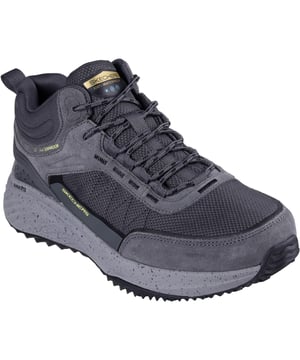 Bleiben Sie aktiv mit dem Skechers Bounder RSE in flexiblem, trendigem Stil und Komfort. Dieser Schnürschuh hat ein wasserdichtes Obermaterial aus 100% Nubuk, eine gut gepolsterte Zwischensohle und eine Skechers Air-Cooled Memory Foam Einlegesohle.