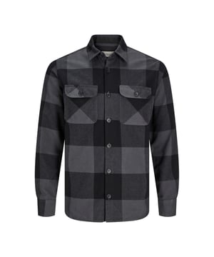 Dean Check Overshirt von Produkt in der farbe Grau.