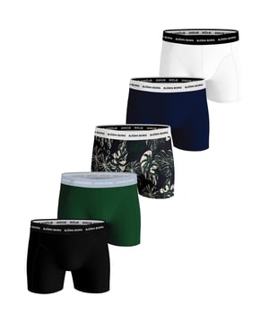 Pack de 5 Boxer Hoja Verde/Mezcla Marín Björn Borg en color Multicolor.
