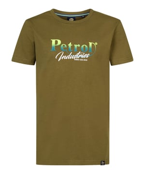 T-Shirt mit Rundhalsausschnitt und kurzen Ärmeln. Dieses T-Shirt ist mit einem im Brustbereich applizierten Petrol-Aufdruck versehen. Hergestellt aus 100 % Baumwolle. In verschiedenen Farben erhältlich. Du schwankst zwischen zwei Größen? Nimm die größere Größe! Kurzarm-T-ShirtRundhalsausschnittIm Brustbereich applizierter Petrol-Aufdruck100 % BaumwolleDas Model ist 150 cm groß und trägt Größe 152.