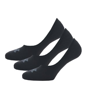 Under Armour UA Essential LOLO sneakersokken voor heren, set van 3, zwart