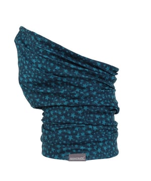 100% Polyester. Stof: Gebreid, Stretch. Stoftechnologie: Duurzaam, Lichtgewicht, Sneldrogend, Windbestendig. Multifunctioneel. Ontwerp: Logo, Gedrukt, Ster. Bevestiging: Trek aan de achterkant. Vrije zijnaden.