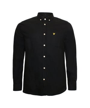 Camisa Oxford para Hombre Lyle & Scott Top Smart Casual Negra LW614VTR Z746