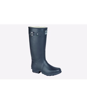 Don't let the weather ruin your day, these Woodland Hobart Navy Rubber wellingtons are designed to keep feet arm and dry so whether wearing for work or play, you can focus on the task at hand.
- Synthetic rubber upper
- Wide fit design
- Buckle detailing
- Rubber outsole for traction