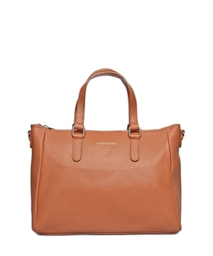Bolso de mano  
100% piel de vaca  
Cierre superior con cremallera  
Dimensiones: 24x30x12 cm  
Asa: 35 cm  
Correa para el hombro: 115 cm  