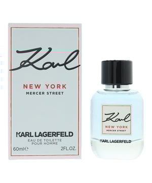 Karl New York Mercer Street, im Jahr 2020 auf den Markt gebracht, ist ein holzig-aromatischer Herrenduft von Karl Lagerfeld. Dieser Duft ist perfekt für Frühling und Sommer und wird tagsüber getragen. Dieser von Alienor Massenet kreierte Duft enthält Kopfnoten von Basilikum, Limette und weißem Pfeffer. Die Herznoten dieses Duftes sind Wasserjasmin, Rhabarber und Geranie mit Basisnoten von Vetiver, weißem Holz und Moschus.