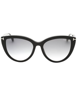 Tom Ford FT0915 Isabella-02 01B Black Sunglasses. A touch of fun for your summer days, but nothing too out of the ordinary for a Tom Ford collectible. Tom Ford Black Sunglass perfect for the summer. Tom Ford Black FT0915 01B Sunglasses, Lens Width = 56mm, Nose Bridge Width = 18mm, Arm Length = 140mm, Made In Italy. Sunglasses, Sunglasses Case, Cleaning Cloth and Care Instructions all Included, 100% Protection Against UVA and UVB Sunlight and Conform to British Standard EN 1836:2005. Tom Ford Black Sunglasses. FT0915 Isabella-02 01B
