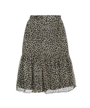 Fügen Sie Ihrem Kleiderschrank mit diesem atemberaubenden Leopardenmuster-Midi-Rock einen Hauch von Eleganz hinzu. Der Rock ist mit einem weichen Innenfutter und einer fließenden bedruckten Netzoverlay versehen und bietet sowohl Komfort als auch Stil. Der elastische Bund sorgt für eine perfekte Passform und macht ihn zu einem vielseitigen Teil für jeden Anlass.