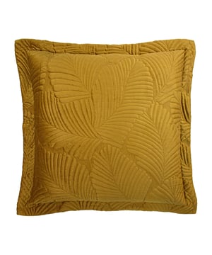 Add showstopping style and opulence to your bedroom with our quilted Palmeria Cushion, featuring luxe embroidery on a soft, sumptuous velvet. With a delicate cotton reverse and oxford edge for the perfect finishing touch, this design will compliment perfectly with its coordinating Duvet Cover Set and additional Pillowcase Set.