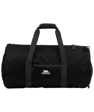 100% Polyester. Gewebe: PVC-beschichtet. Marke: Trespass. Reißverschluss. Design: Logo, Unifarben. Taschenmerkmale: verstellbarer Schulterriemen, Trageschlaufen, Schuhabteil. Fächer: 1 Hauptfach. Kapazität: 70 L. Taschenart: Zwei Taschen, Reißverschluss, Netztasche, 1 Innentasche.