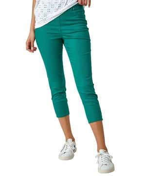 Cropped Stretch Denim Jegging Cotton Capri Jean Leggings from Roman. Let these basic cropped jeans transform your wardrobe for the summer season. A versatile style that can be worn with almost anything, these cropped stretch jeggings will be your go-to wardrobe saviour.