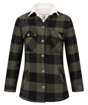Passend zum aktuell so angesagten Holzfäller-Look, präsentiert die Marke "Rock Creek" eine Damen Winter Flanelljacke mit Teddyfellkragen. Die Damenjacke ist innen mit Teddyfell gefüttert und eignet sich deswegen, ideal für die kommenden Wintertage. Diese Modelle werden ganz klassisch zu einer Blue Jeans und einem weißen Basic-T-Shirt getragen. Mit ihrer bauschigen Form und dem leicht glänzenden Obermaterial peppen Sie jeden Look auf.