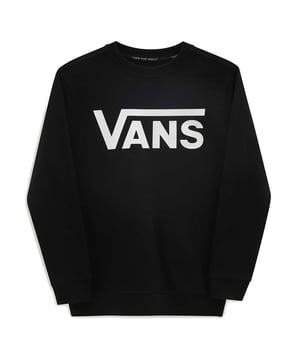 Especificaciones: Sudadera de cuello redondo confeccionada en suave y cálido forro polar de algodón. Logotipo de Vans en contraste estampado en la parte delantera. Puños y parte inferior de canalé.Corte: Regular.