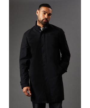 Sleek funnel neck design for a modern twist on the classic mac
        Versatile knee-length cut suitable for various occasions
        Practical side pockets for essentials
        Clean-lined silhouette for a smart, put-together look
        Button-front closure for easy wear and a polished finish
    
    The Smart Funnel Neck Mac from Burton is a contemporary take on the timeless mac, perfect for the discerning gent who values both style and practicality. This versatile outerwear piece effortlessly bridges the gap between smart and casual, making it an ideal choice for a variety of settings. Whether you're heading to the pub for a pint with mates or attending a family gathering, this mac will keep you looking sharp. Pair it with dark wash jeans and a crisp white shirt for a refined casual look, or layer it over a suit for a sophisticated ensemble that will shield you from the British weather. The knee-length cut offers ample coverage, while the clean lines maintain a sleek silhouette that flatters any frame. For a sporty twist, team it with your favourite trainers and a lightweight jumper - perfect for those impromptu kick-abouts in the park or casual weekend outings.