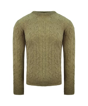 Hackett London Burlington Kabel Crew Hals Lange Mouw Heren Trui HM702356 8KJ