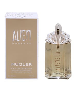 Launched in 2021 Alien Goddess is an amber floral female fragrance from Mugler, who continue their popular Alien line of fragrances. The fragrance as created by Nathalie Lorson and Marie Salamagne and is targeted towards Gen-Z. The fragrance contains top notes of Coconut Water and Bergamot; middle notes of Jasmine and Heliotrope; and base notes of Bourbon Vanilla and Cashmeran. The notes combine to deliver a sweet, creamy, cosy and comforting fragrance that gives off vibes of the beach.
