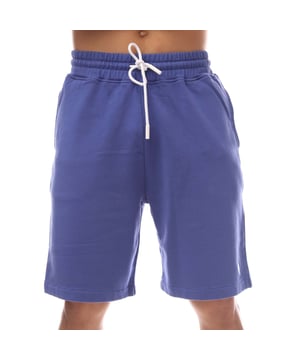 Heren Marcelo Burlon Cross Basket Shorts in blauw-wit.- Elastische tailleband.- Zijzakken.- Achterzak.- Geborduurd kruislogo op voorzijde.- 100% Katoen.- Ref: CMCI0100014501