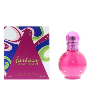 Britney Spears Fantasy was launched in 2005 as a sensual and gourmand scent. Fantasy notes consist of lychee kiwi jasmine white chocolate orris root orchid musks and woods to create this unique aroma.