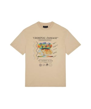ANOTHER WORLD'

Description:

Phase Rave Poster T-Shirt in Sand. Crew neck tee featuring a custom heat map front print featuring an embroided logo.

Details:

Sand
Embroided Front Logo Chestprint
Custom Front Print Featuring Heat Map
Crew Neck
Ribbed Collar
Composition & Care:

100% Cotton.
Machine wash as per care label instructions.

Fit:

Oversize
Model is 6ft wearing a size M