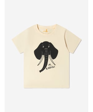 Introducing the Unisex Organic Cotton Elephant T-Shirt by Mini Rodini, a must-have for your little one's wardrobe. This stylish top is perfect for both boys and girls.  Minimalist Elephant Design: The simple, yet striking elephant print lends a playful and trendy vibe, making it a standout piece of attire.  Soft &amp; Comfortable: Crafted from superior quality organic cotton material, this T-Shirt promises ultimate comfort for your child's everyday frolics.  Upgrade their Wardrobe: Revamp your child's attire with this Unisex Organic Cotton Elephant T-Shirt from Mini Rodini. Purchase now for a fashionable flair that's eco-friendly too!