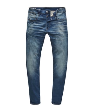 Entdecken Sie den zeitlosen Stil der G-Star 5-Pocket-Jeans für Herren. Mit einem anliegenden Bund und einer normalen Leibhöhe bietet sie eine bequeme Passform, während das schmale Bein für einen modernen Look sorgt. Das Leder-Badge verleiht dieser Jeans einen Hauch von Raffinesse, während die leichte Used-Waschung einen lässigen und dennoch anspruchsvollen Charakter unterstreicht.