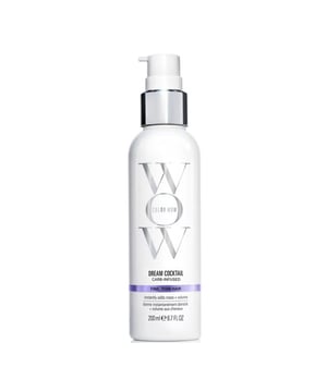 Enhance and fortify your hair with Color WOW's Carb Cocktail Bionic Tonic, a leave-in treatment that works to add body and fullness to limp, lifeless, colour-treated hair. Colour processing often causes hair to lose natural protein mass. To help combat this, the formula delivers a high-carb complex of Corn Starch, Cellulose and Oat Bran that binds to hair's surface to help boost the appearance of fine, lack lustre locks. It utilises a blend of Quinoa and Keratin Protein to create the appearance of thicker, full-bodied hair whilst imparting healthy, mirror-like shine. The effects of the starch-infused formula are enhanced when hair is heat styled. Similar to ironing with starch (which helps to add substance to flimsy fabrics), the tonic lends hair improved body, fullness and hold, all without stiffness or stickiness.