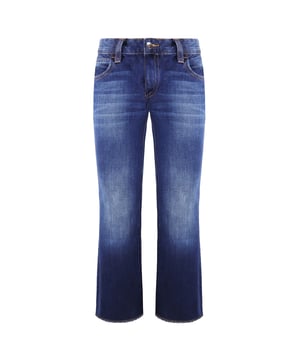 Emporio Armani J34 reguläre Fit Wide Leg Womens Jeans