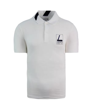 Lacoste FRA-27 Slim Fit Polo Shirt Short Sleeve White Mens Cotton Top PH9362 522