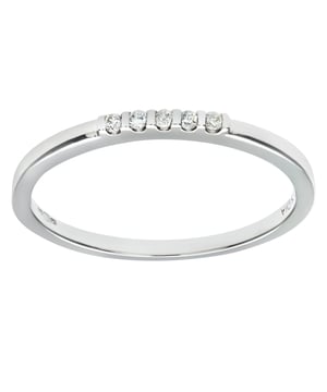 9K (375) geel goud: 1,8 gram; # Diamant: 0,05 ct