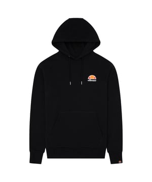 Langarm Sweatshirt mit Kapuze für Herren von der Marke ellesse. Markentypischer Logo-Print auf der Vorderseite, Kängurutasche, weicher Baumwoll-Mix.