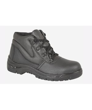 No matter the conditions these Grafters Condor boots are sure to keep you secure, safe and stable all day round with ease. - Grain Leather Upper
- Lace up closure
- Padded heel and nakle collar
- Cushioned footbed
- Steel toe cap
- Dual Density PU Sole