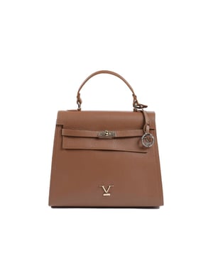 By: V Italia - Detail: BG12010 DOLLARO CUOIO SCURO - Colour: Tan - Composition: 100% Leather - Measures: 32x15x26 cm - Made: ITALY