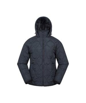 Buitenste materialen: 100% Polyamide. Vulling: 100% polyester. Voering: 100% polyester. Ontwerp: Eenvoudig. Stof Technologie: DWR Finish, Isotherm, Waterafstotend. Halslijn: Kapitein. Mouwtype: Met lange mouwen. Kap Kenmerken: Aannaaien, Knevelversteller. Zakken: 2 Zijzakken. Sluiting: Ritssluiting vooraan. 8 VK: 34 in. 10 VK: 35 in. 12 VK: 37 in. 14 VK: 39 in. 20 VK: 47 in. 18 VK: 44 in. 16 VK: 41 in.