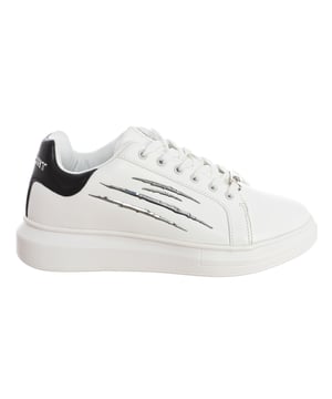 Sportschuhe von Plein Sport.
 Mittelhohe Sportschuhe, ideal für den Alltag.
 Bequemes und atmungsaktives Material.
 Eingravierter Markenname auf der Rückseite.
 Klauenaufdruck an der Seite.
 Abzeichen auf der Zunge.
 Mit Schnürsenkeln verstellbar.
 Nähte in Ton gehalten.
 Zusammensetzung: Außenseite: Synthetik; Innen: Textil; Sohle: Synthetik
 Pflege:
Mit einem feuchten Tuch reinigen.
