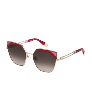 Damen-Sonnenbrillen der Farbe Golden - Furla SFU690V58594Y• material: Metall• farbe: Golden• maße: 58/17/140 mm (Glasbreite / Stegbreite / Bügellänge)  PINK GRADIENT