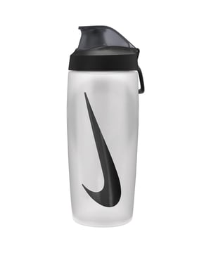 Materiaal: Plastic. BPA-vrij, duurzaam, flexibel, stevig. Ontwerp: Contrastdetail, Ergonomisch, Patroon, Swoosh. Klapdeksel, verborgen handvat, lekvrij, tuit met pofventiel, siliconen handvat, morsbestendig deksel. Inhoud: 532ml. Let op: Niet geschikt voor hete vloeistoffen. Herbruikbaar.