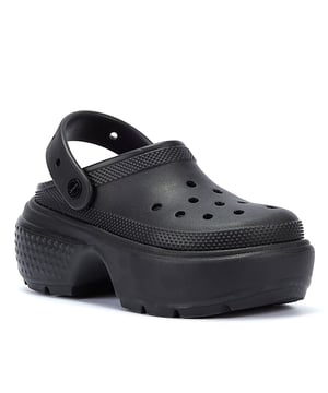 Colores: Negro. Material: termoplástico. Material de la suela: caucho. Forro: croslite. Cierre: fácil de poner. Forma de la punta: redonda. Cómo elegir la talla: talla grande - Talla: CROCS. Width: 11.6. Length: 26.9.