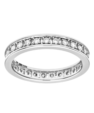 18K (750) witgoud: 3,9 gram; # Diamant: 0,5 ct