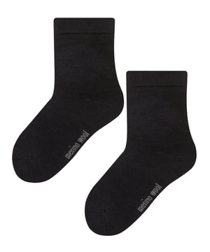 For your Children who love fun and colourful socks, you'll find the perfect pair to match their personality. These superbly crafted Toddlers Merino Wool Socks by Steven are a great addition for your little ones feet. This pair of socks will make the child smile all day long. These are made from the best quality Merino Wool fibres which are not only super soft and very comfortable but they’re designed to keep feet warm with their natural thermal properties. This is ideal for your kids to ensure less irritation and more comfort. These socks come in 12 different colours which include: Black, Navy, Pink, Red, Blue, Cream, Yellow, Dark Grey, Beige, Hot Pink, Light Grey and Burgundy. They can be worn with or without shoes, no matter what you choose, your kids will look and feel great in these socks! These socks are made from: 72.5% Merino Wool, 23% Polyamide, 4% Elastane, 0.5% Polypropylene, come in 12 different colours and are available in 3 Sizes: 6-12 Months, 1-2 Years, 2-3 Years They are Machine Washable.