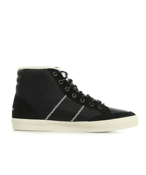 Le Coq Sportif Mont Charlety Lace-Up Black Leede Cuero Zapatos para mujer 1520585