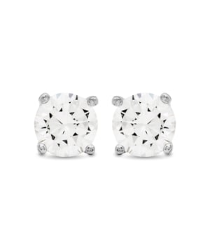 Pendientes básico de plata de ley 925 y circonita brillante con acabado en baño de rodio. Essential encarna la sencillez refinada, piezas atemporales con líneas suaves y el brillo adicional de las circonitas. Joyas básicas sin pretensiones que son perfectas para el uso diario, pero también pueden funcionar en ocasiones especiales.