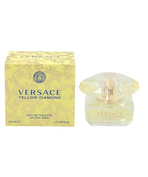 Das Designhaus Versace lancierte Yellow Diamond im Jahr 2011 als blumigen Zitrusduft für Frauen. Er wird als funkelnd und fröhlich wie die Farbe Gelb und luxuriös charmant wie ein Diamant beschrieben. Die Noten von Yellow Diamond bestehen aus erfrischender Amalfi-Zitrone und Birne mit Bergamotte und Neroli, die mit Mimose, Freesie und Wasserlilie verschmelzen, angereichert mit afrikanischer Orangenblüte und Amber. Guajakholz und kostbarer Moschus runden diese außergewöhnliche Komposition ab. Dieser herrliche Duft wird in einem gelben Flakon geliefert, der wie die anderen Editionen der Kollektion mit einer diamantenen Spitze verziert ist. Yellow Diamond wird für den Tagesgebrauch empfohlen.