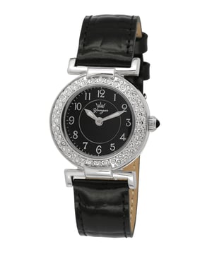 Reloj Yonger and Bresson con esfera negra y correa negra