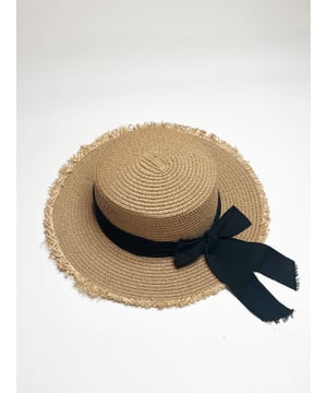 Straw Hat With Black Ribbon Bow
Colour: Beige
Material: Straw
Brim Width: 35cm
SKU: HW313428