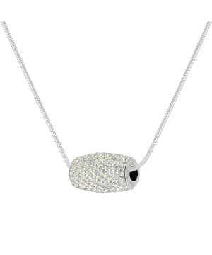 Collar Column Bead EXCLUSIVE EDITION con cristales de Swarovski transparentes plateado• colección: Bead• material: cristales de Swarovski, metal rodiado plateado• dimensiones:  12,50x20 mm • color: transparentes• longitud del collar: 42 cm• tipo de cierre: mosqueton