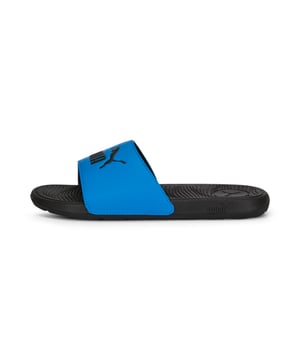 PRODUCT STORY: Meet your future favourites – lightweight slides with a padded synthetic leather strap that puts the PUMA logo front and centre. They’re perfect for a summer’s day at the beach, or hanging out at home all year round. DETAILS: Synthetic upper; IMEVA midsole; IMEVA outsole; PUMA No. 1 Logo on the upper; PUMA Youth: Recommended for youth between 8 and 16 years.