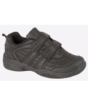 Junior kids stylsih trainers from Dek, these trainers are crafted in a PU upper with a 2 strap up fastening for easy on/off wear. Perfect as school trainers or casual everyday trainers- PU Upper
- 2 Touch hook and loop fastening
- Heel tab for easy on/off wear
- TPR Sole