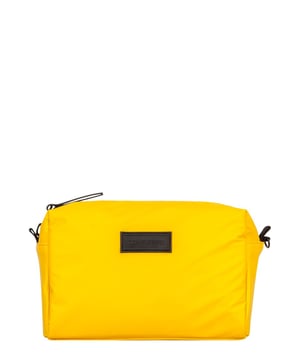 Constructed from our high quality splash proof tarpaulin to protect your essentials, the Mansville wash bag is a must have. It’s all in the detail with a specialist waterproof zip providing easy access to the main compartment. The interior features our wipe clean Consigned logo lining with double slip pockets and a large central compartment for all your essential cosmetic needs. Features: , Tarpaulin exterior, CONSIGNED rubberised patch logo, Waterproof zip feature, Zip top opening, CONSIGNED branded black interior Style Ref: 50329 YELLOW