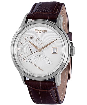 Rudiger: reloj de hombre en plata Aachen.